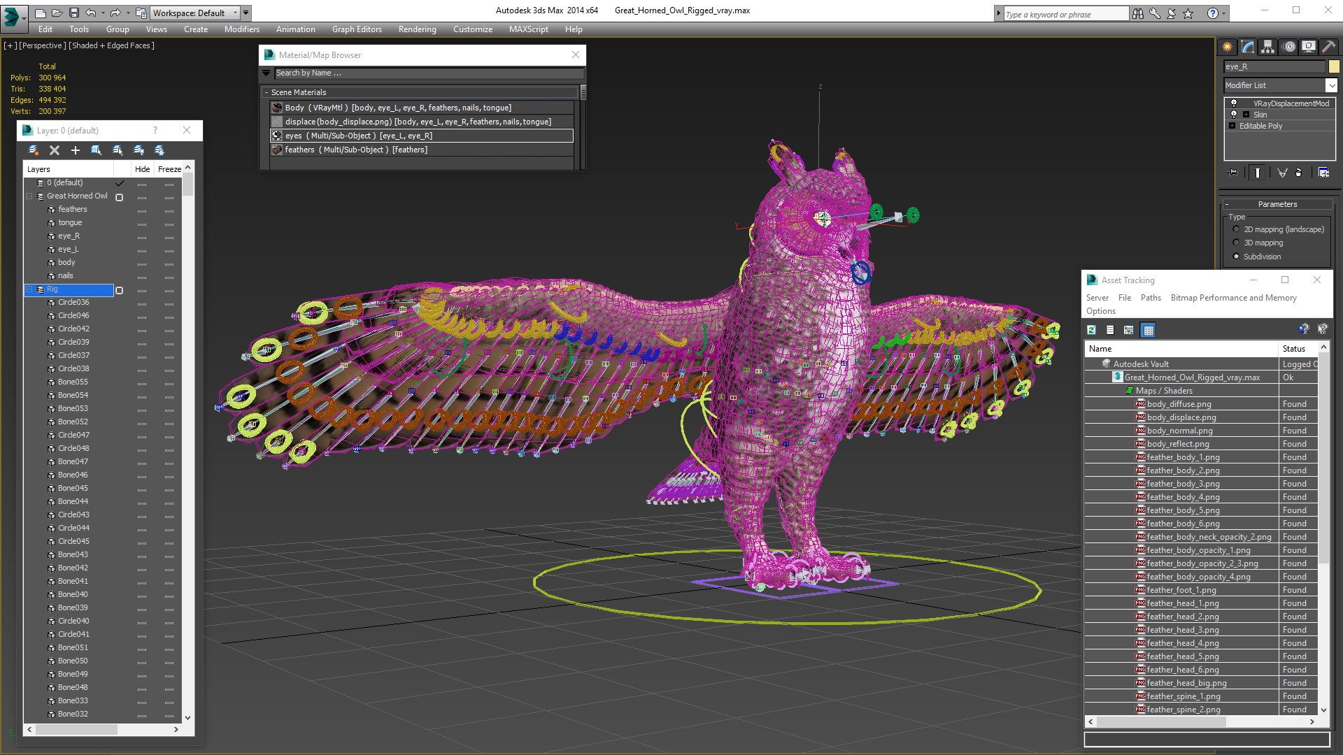 great horned owl rigged 3D model https://p.turbosquid.com/ts-thumb/Ka/WfoUja/PnYJAn9e/greathornedowlriggedvray3dmodel026/jpg/1583881100/1920x1080/fit_q87/0ed0a5de70fa965391ff8859c2008656b4f85301/greathornedowlriggedvray3dmodel026.jpg