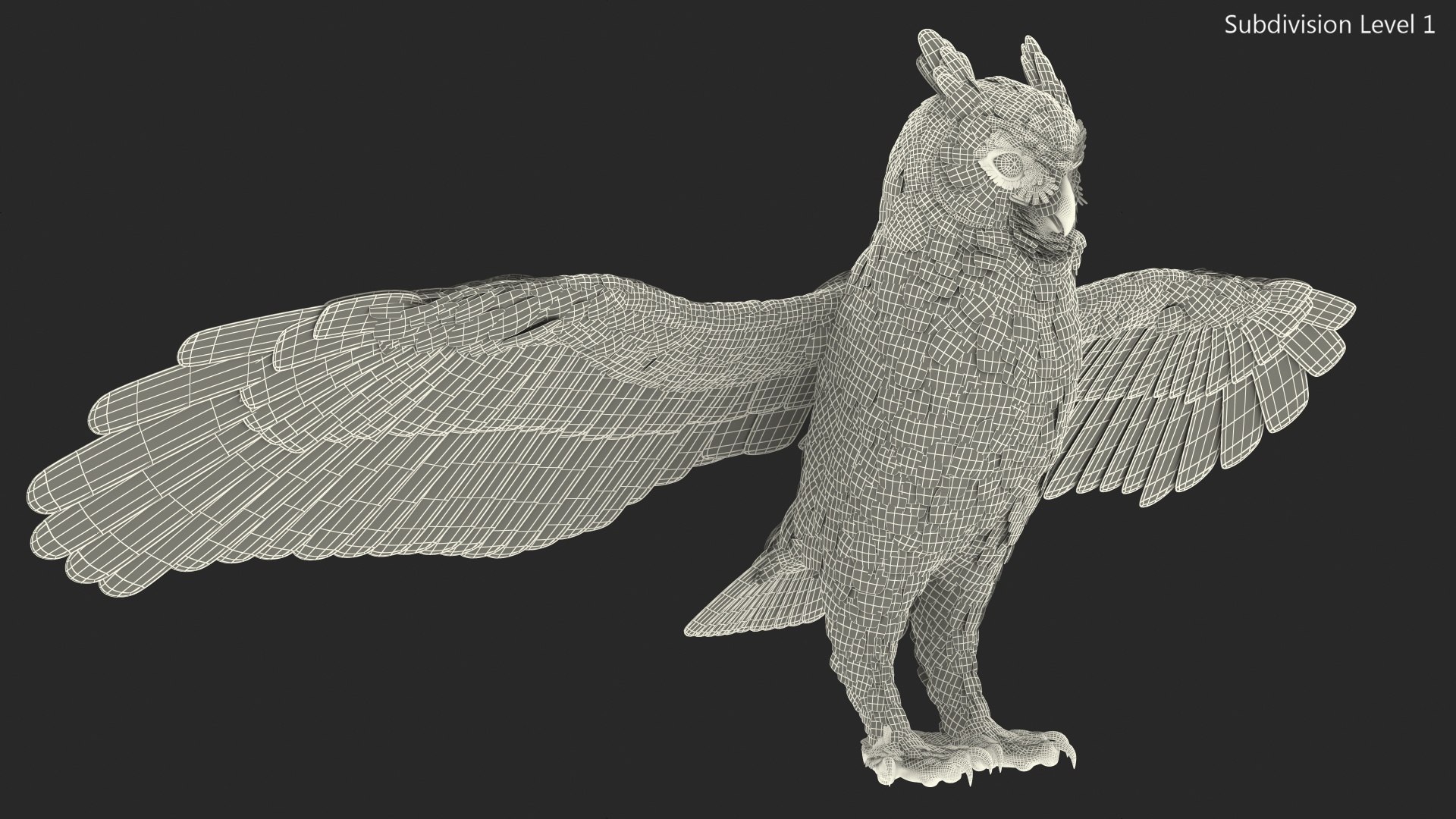 great horned owl rigged 3D model https://p.turbosquid.com/ts-thumb/Ka/WfoUja/mEdGAF9s/greathornedowlriggedvray3dmodel023/jpg/1583881090/1920x1080/fit_q87/815b7cc5c19fc7587aa65fb8242525bd1c55c704/greathornedowlriggedvray3dmodel023.jpg