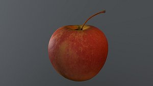 apple 05 fruit 3D
