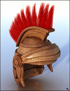 helmet roman centurion 3d model