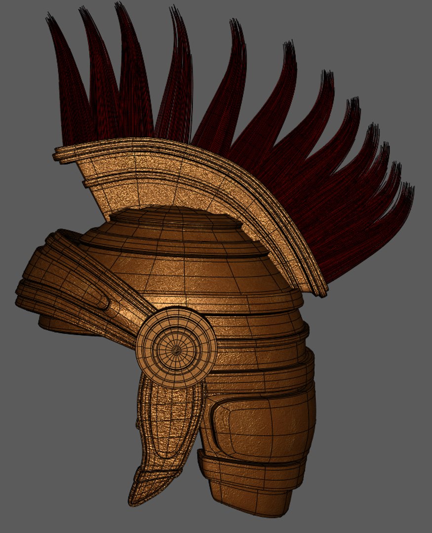 Helmet Roman Centurion 3d Model
