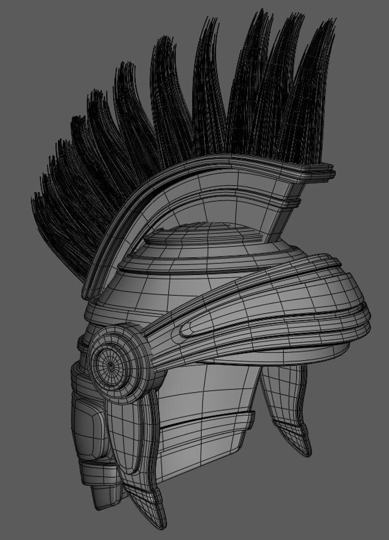 Helmet Roman Centurion 3d Model