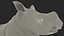 Cinema 4D 용으로 제작 된 Baby Rhino