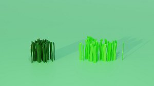 Low-Poly Stylized Grass