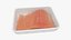 Roher Lachs verpackt
