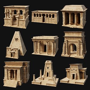 ANCIENT TEMPLE CHURCH BUILDING DESERT EGYPT AAA COLLECTION