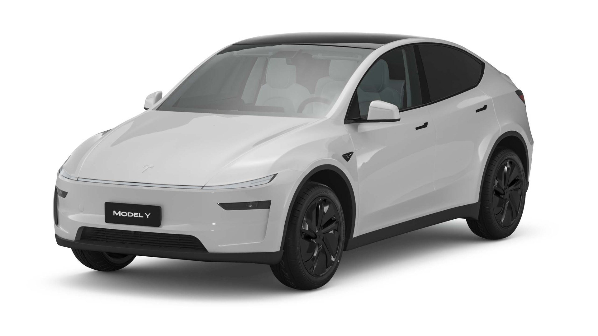 2025 Tesla New Model Y With Interior Include Two Style Rims 3D Model ...