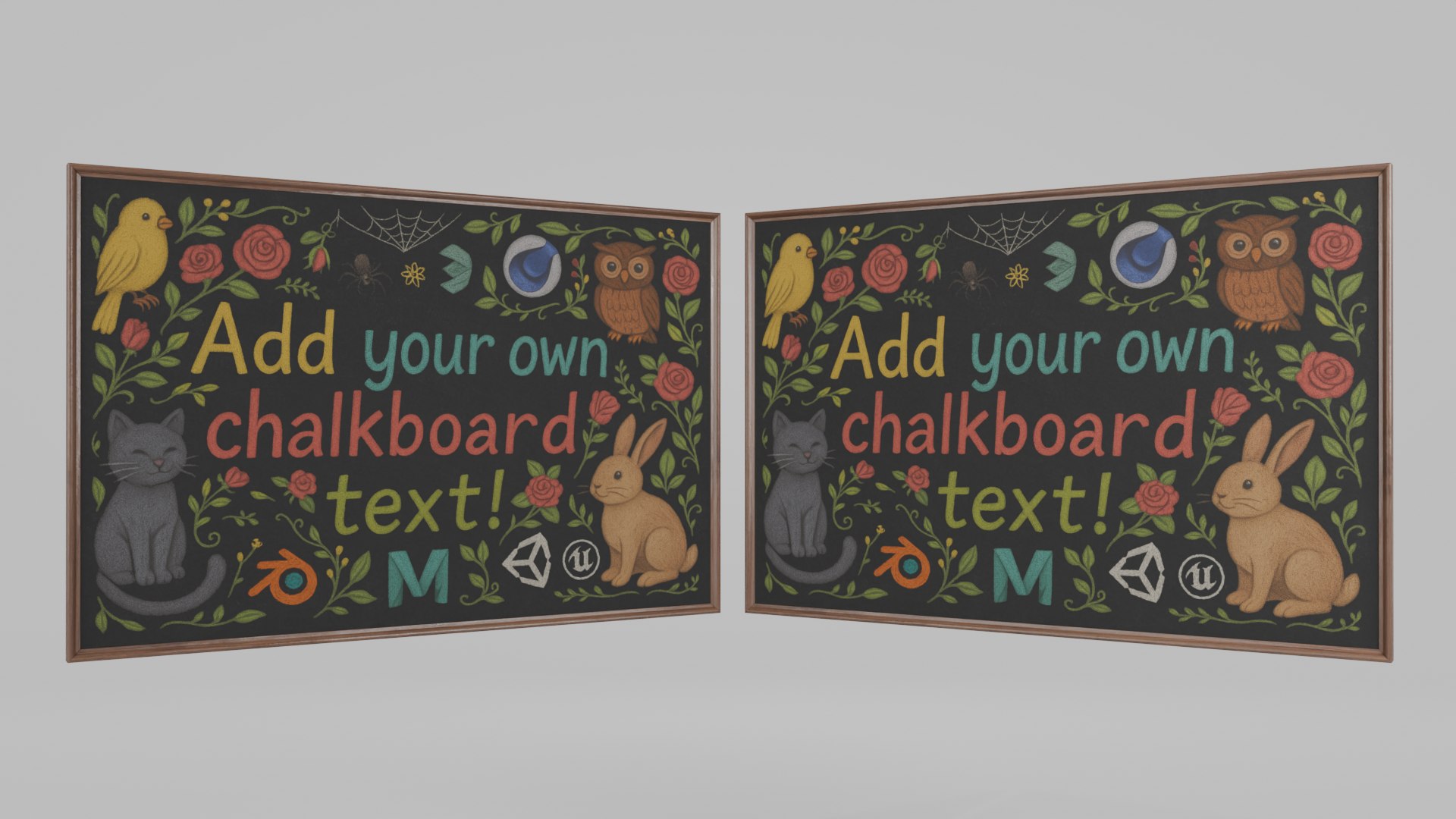 Event and Wedding Signage Collection - Customizable Chalkboards 3D model https://p.turbosquid.com/ts-thumb/Ka/fFvZnE/Cc/d4/png/1747674946/1920x1080/fit_q87/fa246537a8d5f186aa87d1012f0d50b6a14dec43/d4.jpg