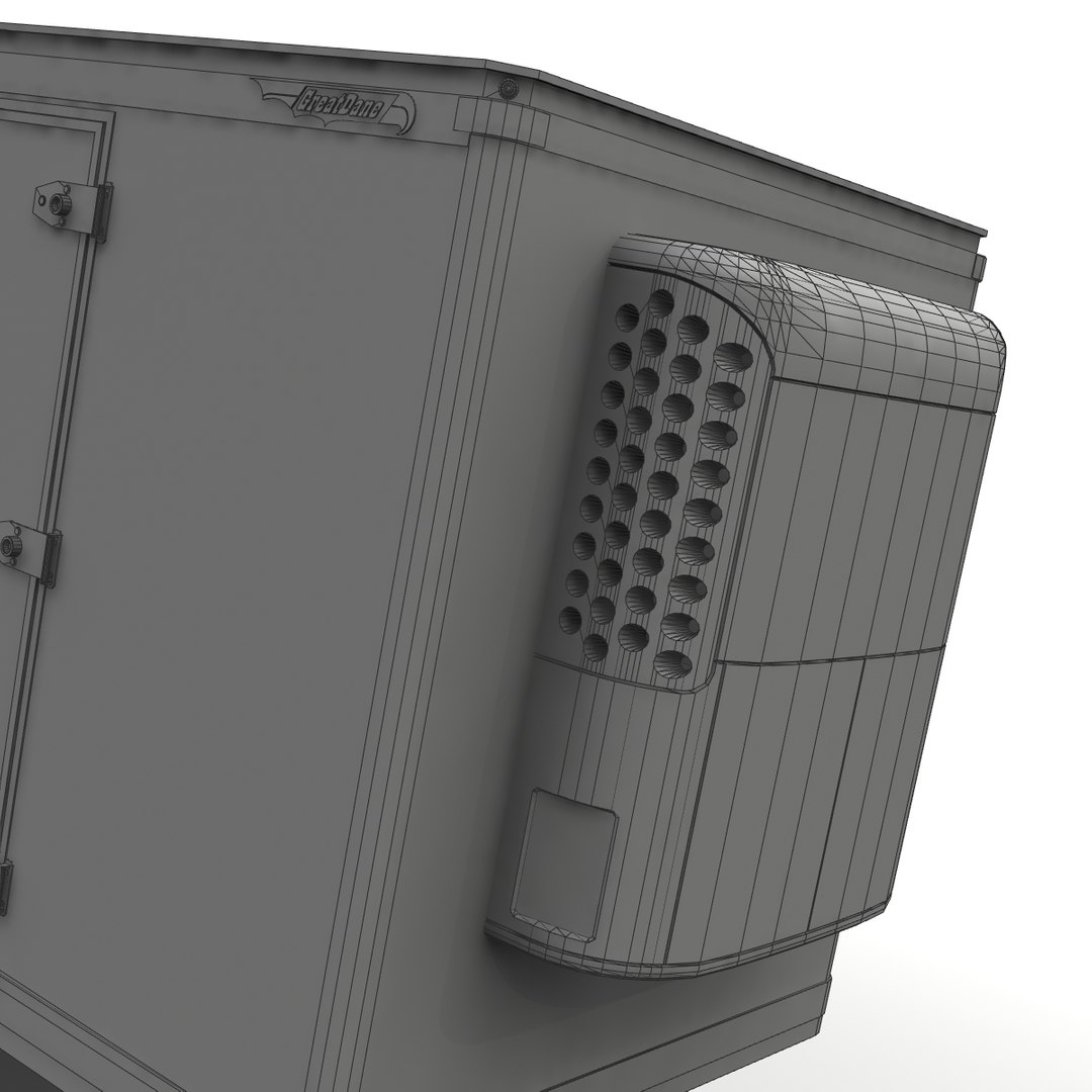 Great Dane 28ft Reefer 3d Lwo