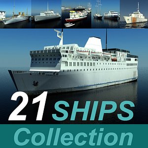 3d model ship 21 liner mod
