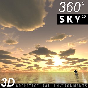 Sky 3D Sunset 020