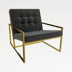 3D minimalist armchair model