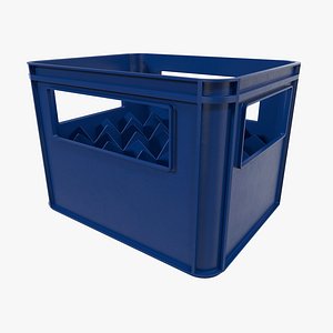 Plastic Bottle Crates Blue