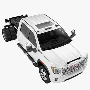 3D GMC SIERRA HD DENALI 2020 Chassis 01 model