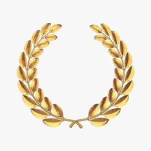 laurel wreath gold model