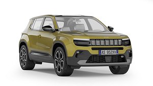 3D Jeep Avenger 2024 model