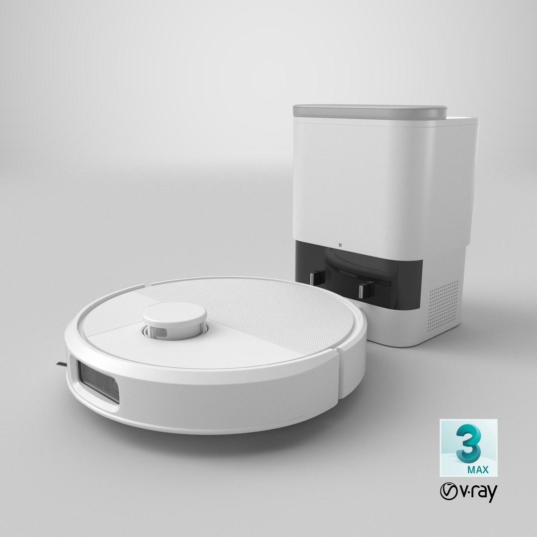 Smart Robot Vacuum with Dock model https://p.turbosquid.com/ts-thumb/Ka/xtYhf8/hy/stemcell_max_vray_render/png/1780061145/1920x1080/fit_q87/67f6261fc1e850a65be56eeb2591a280b5504be6/stemcell_max_vray_render.jpg