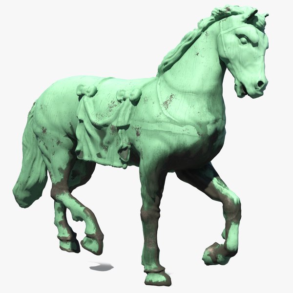 horse statue sculpture model
