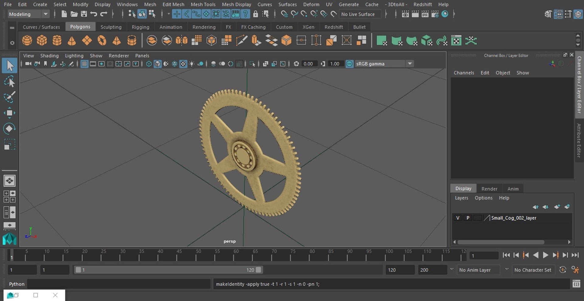 Small Cog 3D Model - TurboSquid 2158678