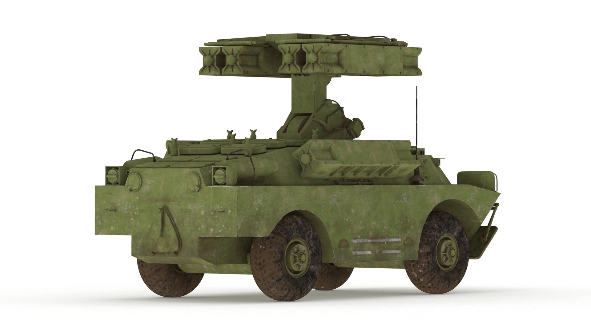 3D 9K31 Strela-1 Low Poly Model - TurboSquid 1871612