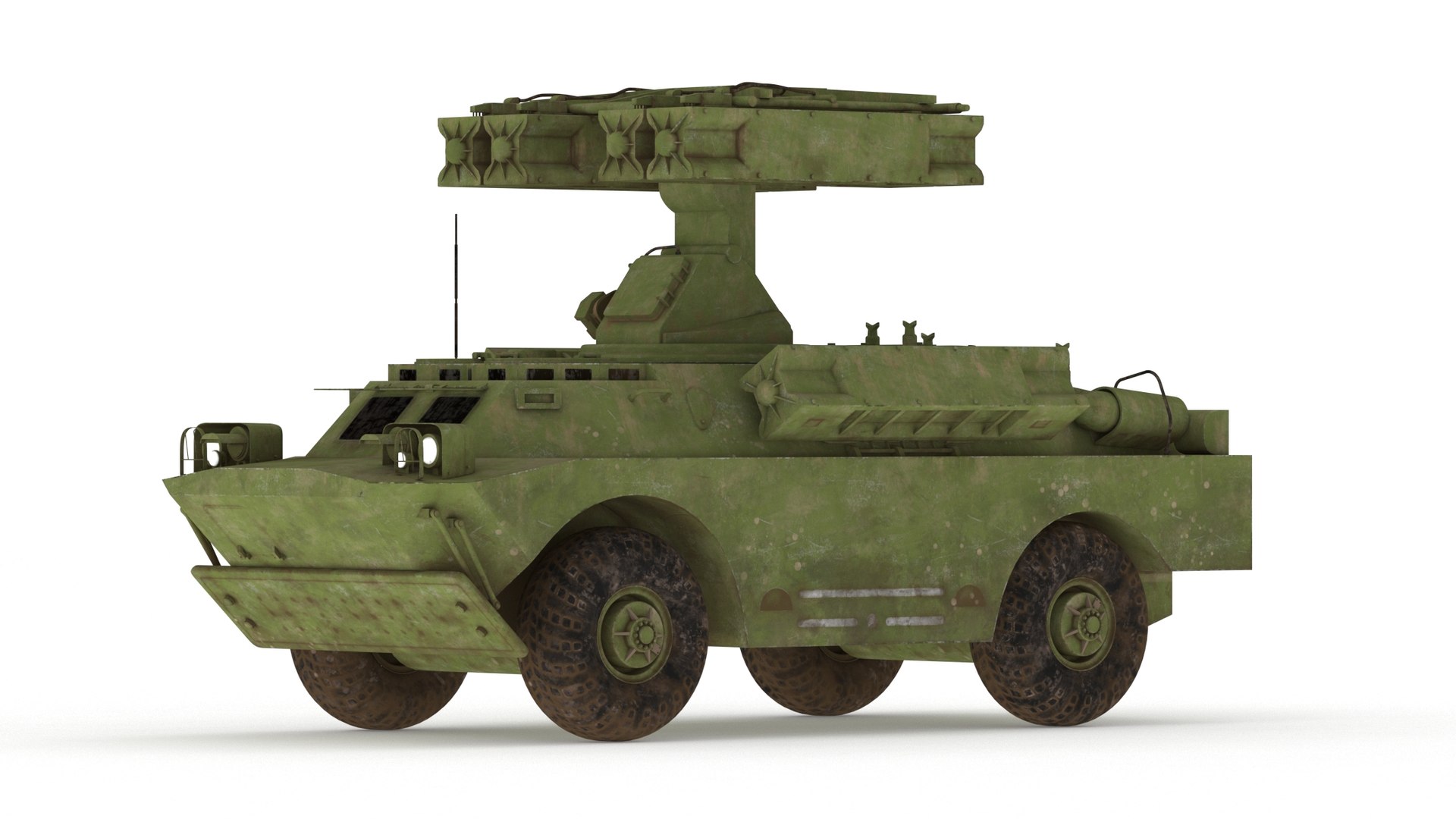 3D 9K31 Strela-1 Low Poly Model - TurboSquid 1871612
