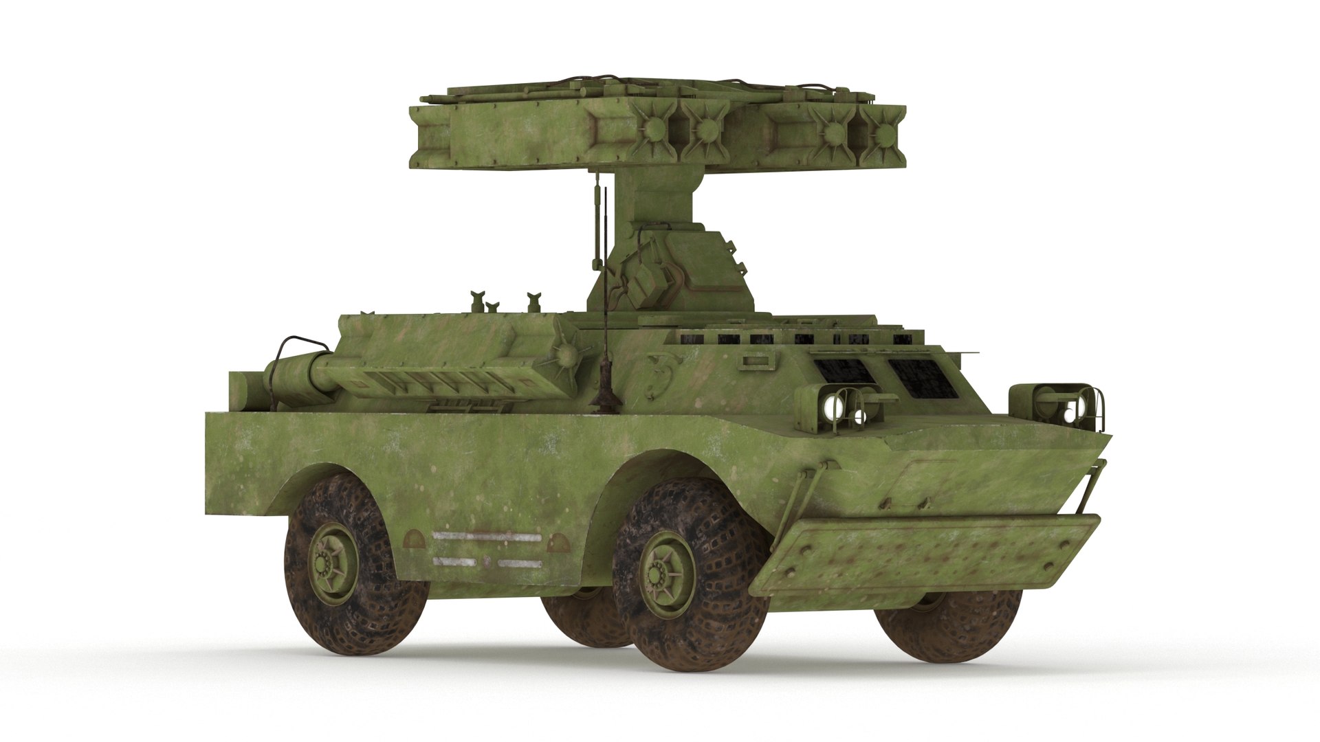 3D 9K31 Strela-1 Low Poly Model - TurboSquid 1871612