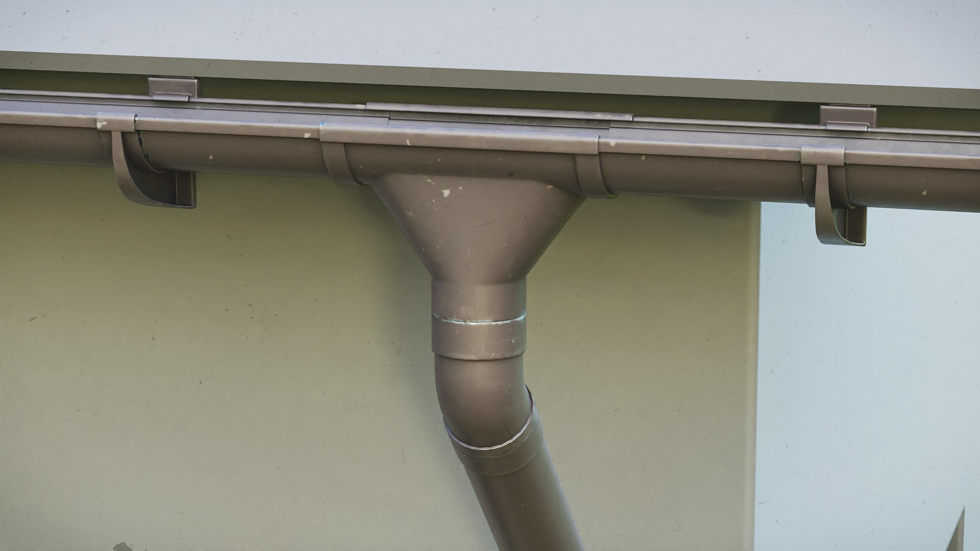 Gutter System GameReady 3D - TurboSquid 2005787