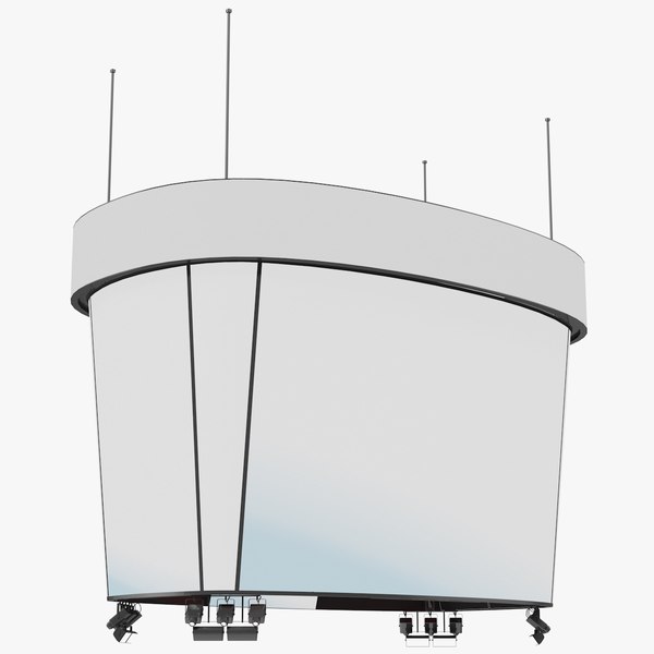 Arena led scoreboard scoring 3D model - TurboSquid 1611286