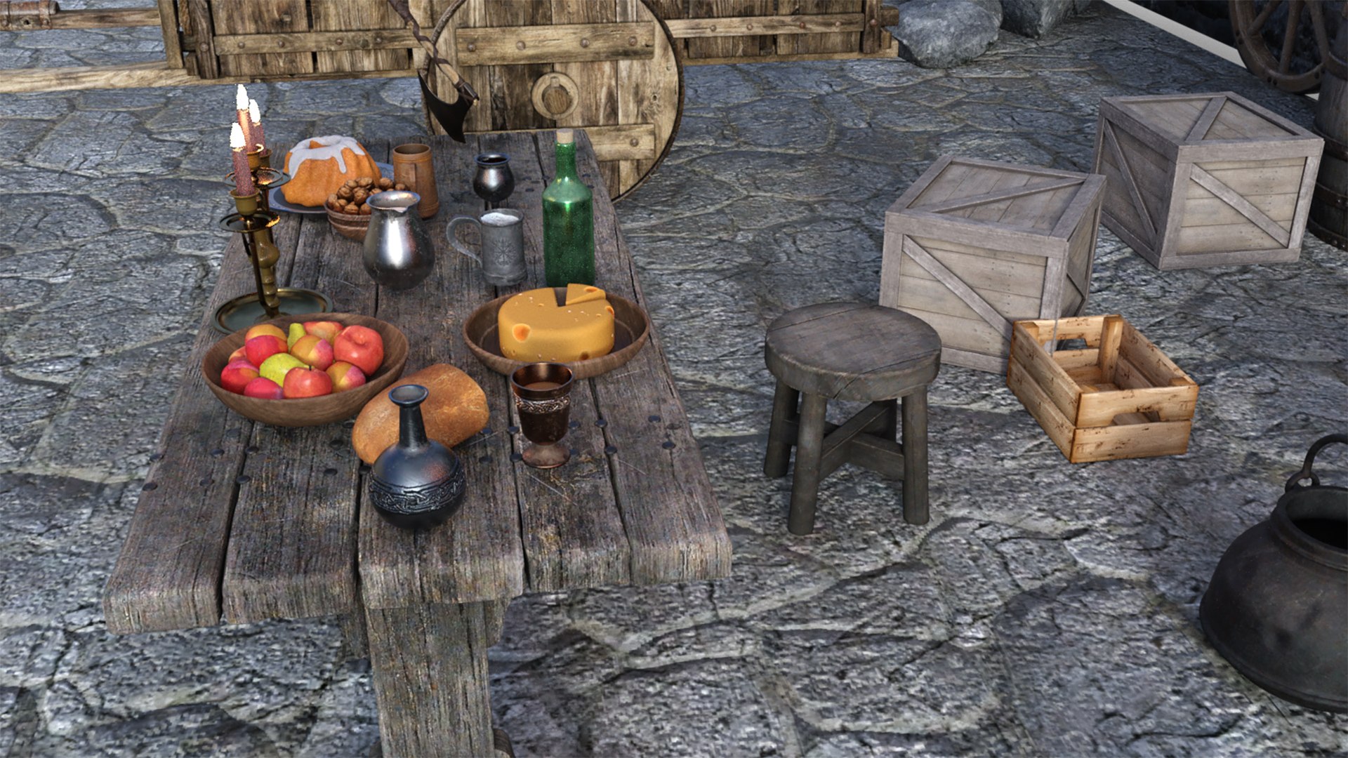 3D Medieval props Package model https://p.turbosquid.com/ts-thumb/Kb/Hguf85/Ib/m1/jpg/1708855448/1920x1080/fit_q87/40de726352f5a34c0f861545ca8a3193adff5211/m1.jpg