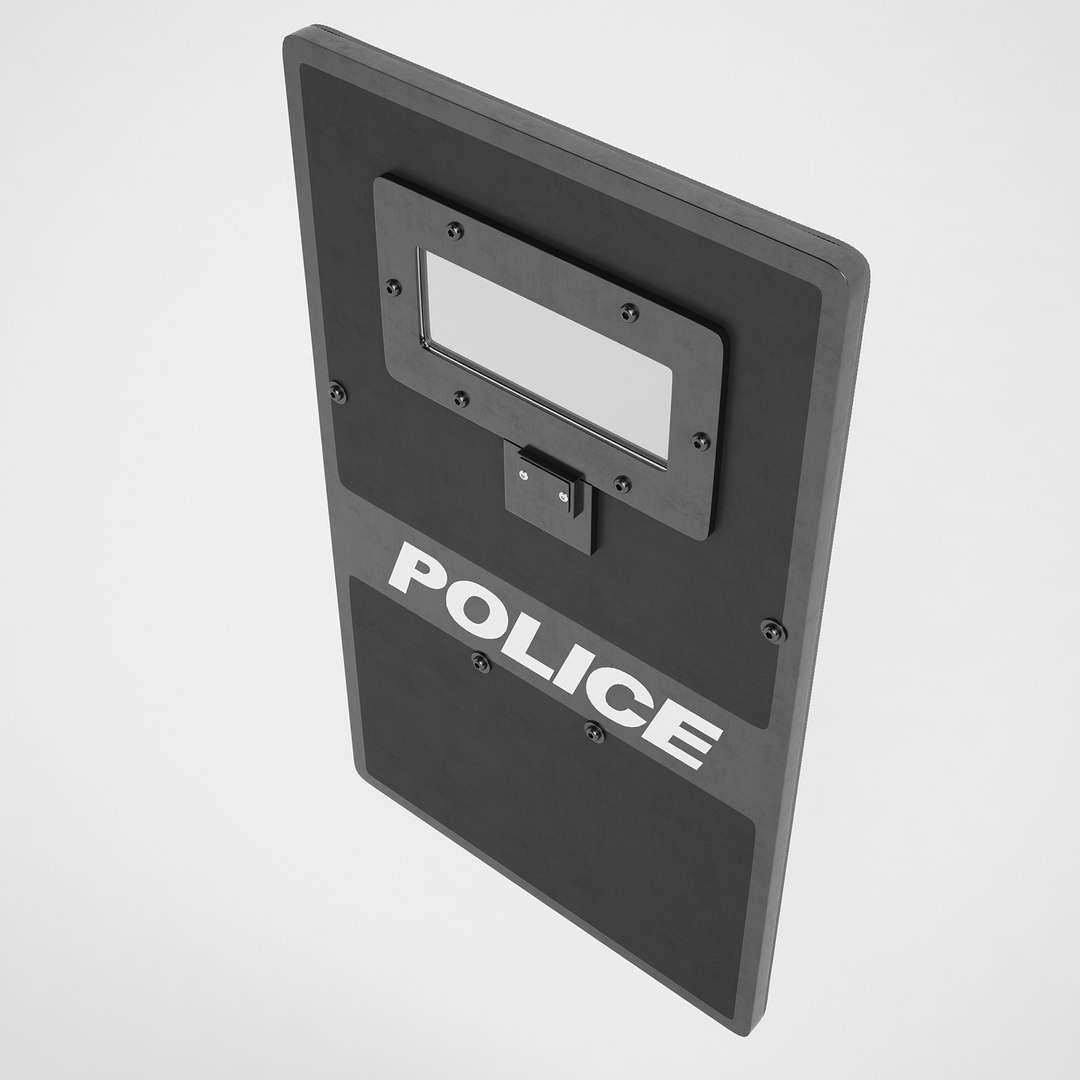 3d Police Shield