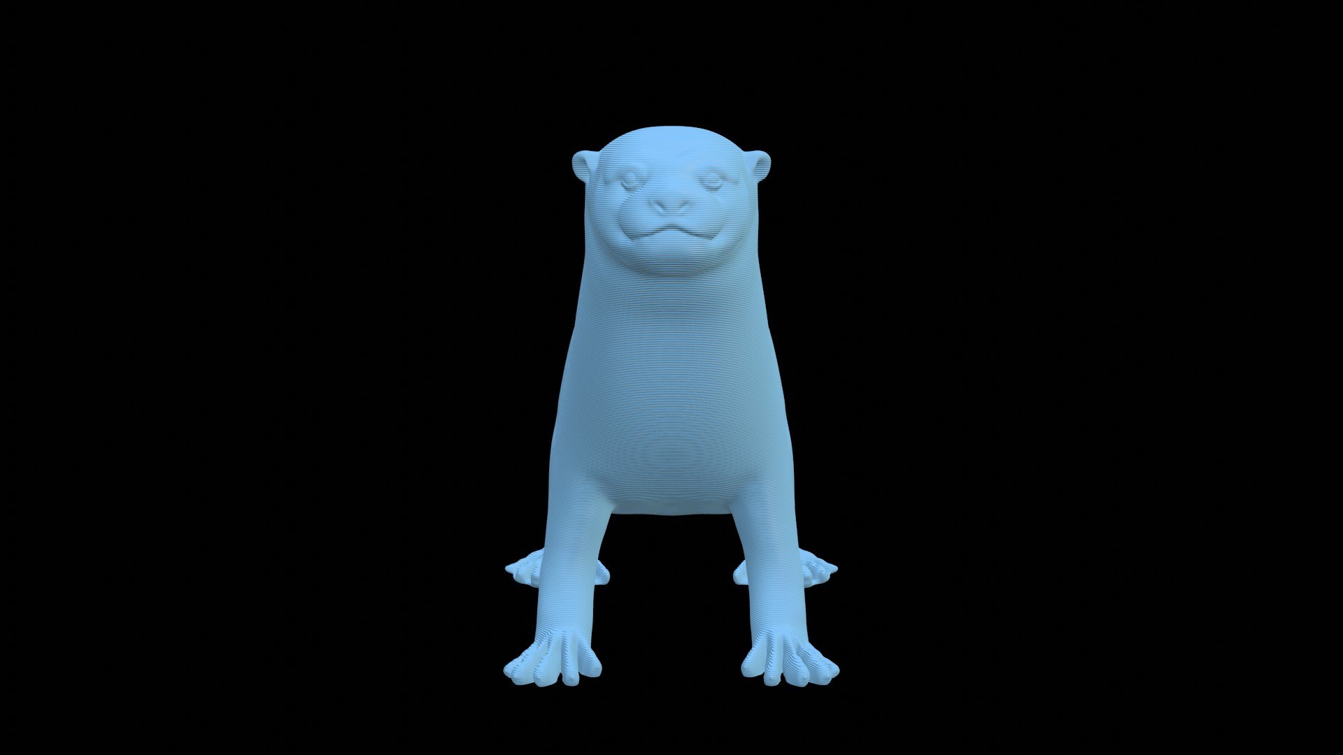 3D Model American River Otter Lontra - TurboSquid 2119214