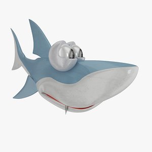 shark cartoon 3d max
