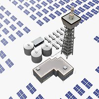 Solar Tower Mojave Desert V3