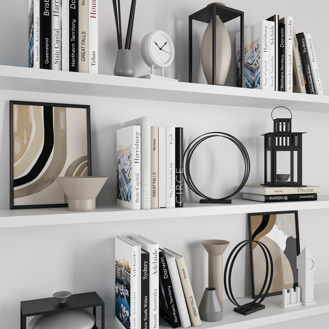 3D model decor book vase - TurboSquid 1625750
