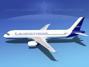 3d model a320 airbus