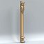 3D carved pillar model