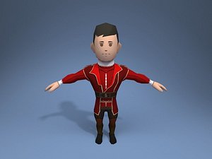 nobleman character ar 3D model