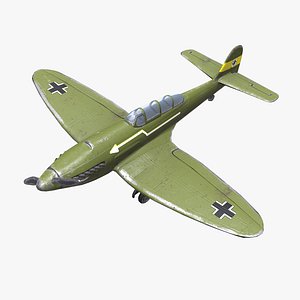 Heinkel He 112 Low-Poly PBR