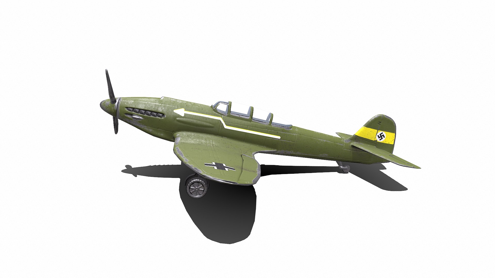 Heinkel 112 pbr 3D - TurboSquid 1652168