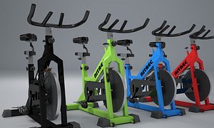 realistic nitrec indoor bike 3d model
