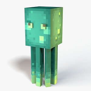 Minecraft Glow Squid Rig