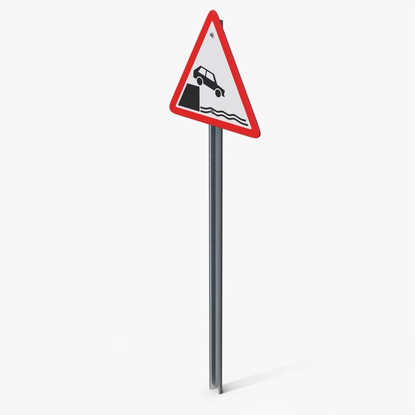 modèle 3D de Quayside Or River Bank Road Sign - TurboSquid 2106636