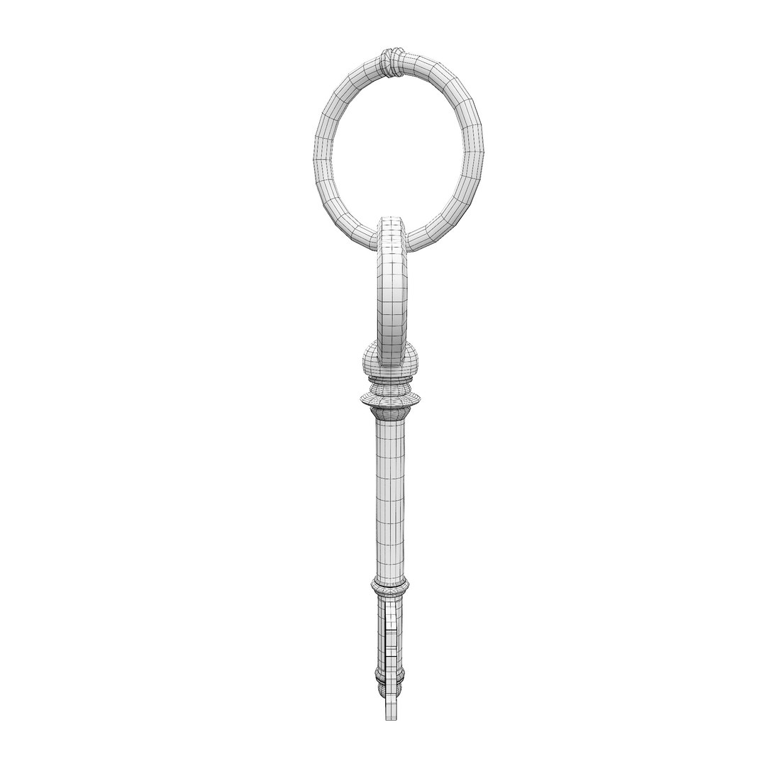 Antique Treasure Key 3d Model 3D - TurboSquid 1986672