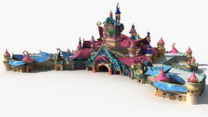 3D model Cartoon Castle