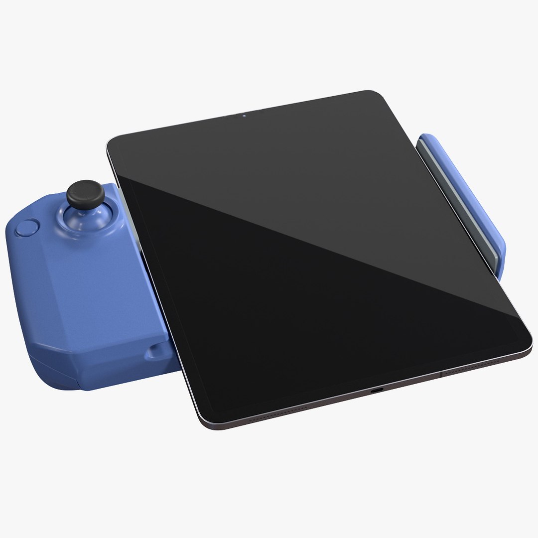 Wireless Mobile Controller with Tablet 3D model preview