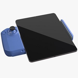 3D wireless mobile controller tablet model