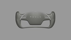 3D wheel tesla model