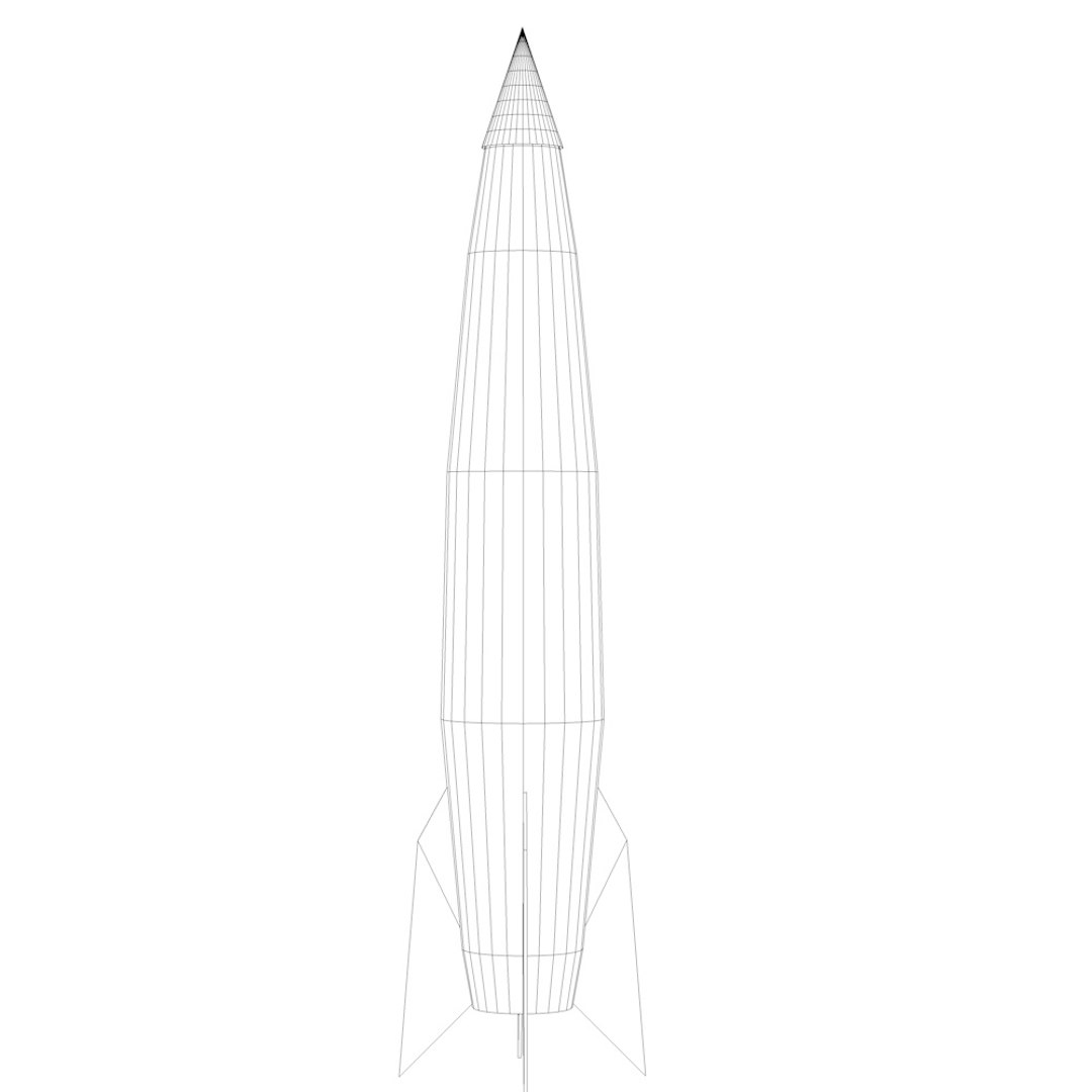 3d rocket missle spaceship model https://p.turbosquid.com/ts-thumb/Kb/dHHXqi/XiFahq8Z/v2_rocket_v01_wire0004/jpg/1349722390/1920x1080/fit_q87/3050bb8ebe88d8d3c3fbbc576f0df62d8abc7e45/v2_rocket_v01_wire0004.jpg