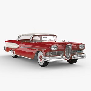 Realistic Vintage Car: Edsel Corsair 1958, PBR