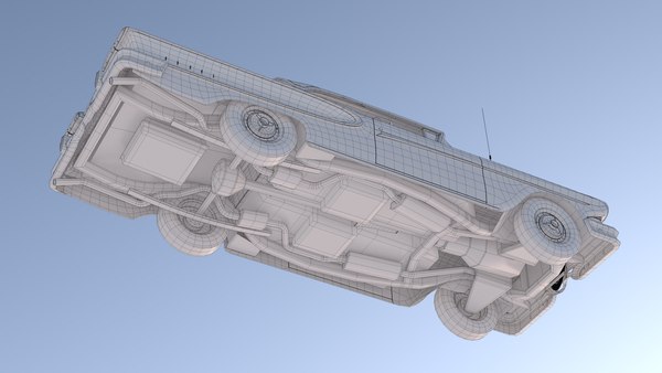 3D модель Реалистичный винтажный автомобиль: Edsel Corsair 1958, PBR ...